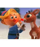 Rudolph the Red Nosed Reindeer Christmas classic Hermey &amp; Rudolph 8x10 p... - $13.30 CAD