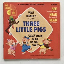 The Three Little Pigs (Walt Disney&#39;s Story of) 7&#39; Vinyl Record/Book - £15.14 GBP