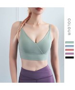 Breathable sports bra women, Womens Bra, Workout bras for women - L, Green - £24.39 GBP