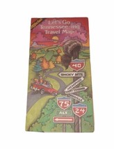 Let’s Go Tennesseeing 1981 Vintage Travel Map - £4.24 GBP