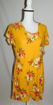 Bobbie Brooks Yellow Floral  Dress Size XL Brand New - £15.92 GBP