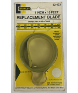 NOS Vintage 1979 Stanley 32-423 1&quot; x 16&#39; Replacement Blade Three way Rea... - $25.79 CAD