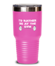 Gym Tumbler Rather Be At The Gym Pink-T-30oz - £24.66 GBP