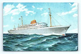 Postcard Artist K. Dahl Norwegian America Line MS Oslofjord Passenger Cruse Ship - £6.22 GBP