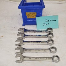 Lot of 5 Assorted Snap-On Combination Wrenches LOT 51 - £98.92 GBP