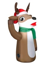 Gemmy: Inflatable: 3 Ft: Car Buddy: Led: Reindeer: Airblown Inflatable: New - £17.45 GBP