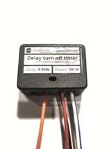 Car DRL led delay turn off timer switch 3 to 300s 12V 1A box positive activating - £8.18 GBP
