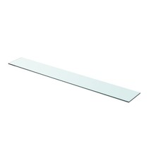 vidaXL Clear Tempered Glass Shelf Panel, 35.4x4.7in, Extra Thick, Easy - $1,308.59 MXN