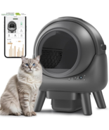 Automatic Cat Litter Box for Multiple Cats,Robot with APP Control,Dual Safety Pr - $10,246.92 MXN