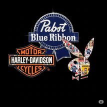 Harley Davidson Motorcycle  Metal Sign 8x12in  Garage  Pabst Playboy 57 - $24.74