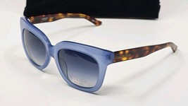 Isaac Mizrahi Blue Tortoise Sunglasses Cat Eye Oversized 52 17 140 IM302... - $37.61