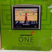 TomTom One US Canada N14644 Bluetooth 3.5&quot; GPS Bluetooth Touchscreen in Box  - £11.02 GBP