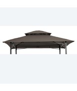 8x5ft Double Tier BBQ Grill Gazebo Replacement Canopy - $1,336.24 MXN