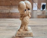 R&amp;W Berries Co #9011 &quot;Our Love Is All There Is&quot; Figurine Statue - Vintag... - £10.08 GBP