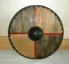 Medieval Collectible Hand Forged Cosplay Armor Designer Steel Layered Shield Sca - £120.15 GBP