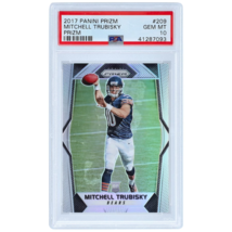 Mitchell Trubisky Chicago Bears 2017 Panini Prizm #209 Rookie Card (PSA 10) - £69.25 GBP