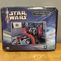 Vintage Star Wars Lightsabers TWIN SIZE SHEET SET NEW OLD STOCK USA MADE... - $49.49