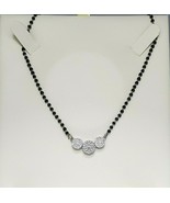 18K White Gold &amp; Diamond Mangalsutra Chain &amp; Pendant 16&#39;&#39; 0.50 carat G/H SI - $1,924.57 CAD
