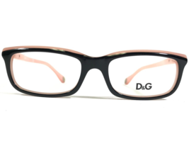 Dolce &amp; Gabbana D&amp;G 1214 1878 Eyeglasses Frames Black Pink Rectangular 51-17-135 - £74.32 GBP