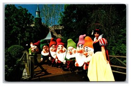 Disneyland Snow White Dwarves Fantasyland Anaheim CA UNP Chrome Postcard U27 - £3.06 GBP