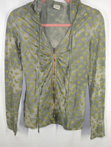 Women&#39;s Size Large, Heaven And Terra Heart Print Tie Dye Full Zip Hoodie - £14.59 GBP