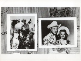 Roy Rogers And Dale Evans Trigger And Bullet Composite Press Photo 8.5 x 11 - £7.15 GBP