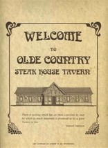 Olde Country Steak House Tavern Menu &amp; Wine List Canada - £14.11 GBP