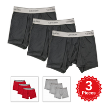 3 Pcs Calvin Klein Men&#39;s Boxer Brief Microfiber CK U8107 Underwear Shorts Trunk - £30.84 GBP