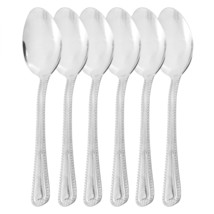 Gibson Home Tustin 6 Piece Stainless Steel Teaspoon Flatware Set in Silver - $788.79 MXN