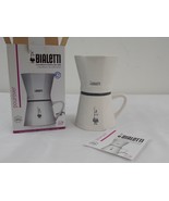 Bialetti 6750*2-Cup Porcelain Pourover Coffee Dripper with Mug White*10 oz - $41.86 CAD