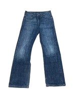 Boys Levi 514 Slim Straight Jeans Size 10 /  25x25  Dark Wash Great Cond... - $287.49 MXN