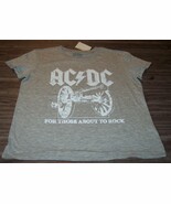 WOMEN&#39;S TEEN Juniors AC-DC For Those About To Rock T-shirt MEDIUM NEW w/... - $363.63 MXN