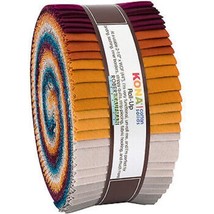 Jelly Roll Kona Cotton Solids Tuscan Skies Palette Fabric Roll-Ups M525.38 - £24.36 GBP