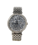 Caravelle NY/ 43L160 Women&#39;s Watch /Crystal Pave Stainless Steel Band / NOS - $58.41