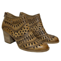 Söfft Women&#39;s Perforated Leather Bootie Tan Size 9.5 M - €24,98 EUR