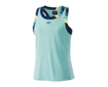 YONEX 24S/S Women&#39;s Tennis Sleeveless Tank Sportswear Top Blue NWT 20753EX - £63.43 GBP