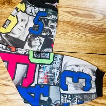 Crazy 90s Y2k multicolor all over print joggers - £14.62 GBP