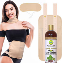 Castor Oil Pack Waist &amp; Neck Wrap  (Organic Cotton) - $23.36+