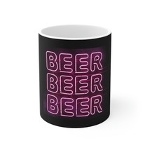 Beer Lovers Ceramic Coffee Tea Mug For Him - 11oz Custom Design Gift Mug - £10.59 GBP