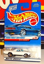 Hot Wheels 2000 First Editions 8/36 #68 &#39;68 El Camino White w/ 5SPs - £3.11 GBP