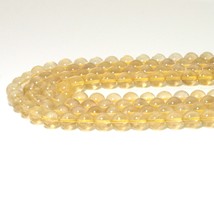 Genuine High Quality Yellow Fluorite Round Smooth Beads, 8mm/10mm, Sku#U1599 - $20.00+