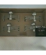 New Cynthia Rowley Curious New York Set of 4 Halloween Spider Napkin Rings - $40.43 CAD