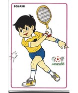 ⭕vtg pocket calendar SPORT-BILLY 1986 MEXICO 86 N.º27 SQUASH - $4.95