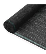 vidaXL Tennis Screen HDPE 3.3x328.1&#39; Black - $2,926.48 MXN