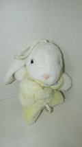 Carters Prestige yellow white bunny plush musical crib hanging Noah&#39;s ark bib  - £23.36 GBP