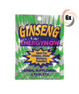 6x Packs Energy Now Ginseng Weight Loss Herbal Supplements | 3 Tablets P... - $9.68