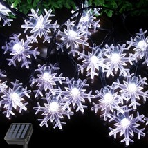 Solar Christmas String Lights 8 Modes Solar Waterproof Fairy String Lights For O - £23.71 GBP