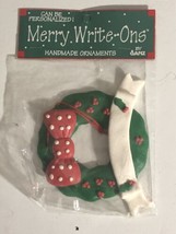 Vintage Merry Christmas Write Ons Ornament Christmas Decoration XM1 - £5.53 GBP