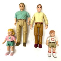 Fisher Price 2006 Loving Family Doll Lot 2 DADS BOY and GIRL Dollhouse Family - £38.36 GBP