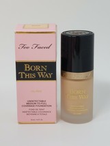 New Authentic Too Faced Born This Way Oil Free Foundation 1 oz / 30 ml SNOW - £16.54 GBP